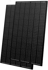 250w до 290w Черные солнечные фотоэлектрические панели Поликристаллическая солнечная панель
