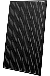 250w до 290w Черные солнечные фотоэлектрические панели Поликристаллическая солнечная панель